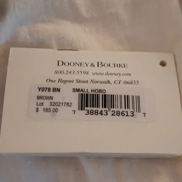 Dooney and Burke small hobo purse great condition , tags in pockets leather - Picture 8 of 12